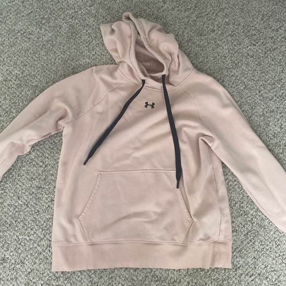 Under Armour Tops Womens Pink Under Armor Hoodie Poshmark